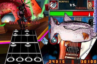 Guitar Hero On Tour screenshot 3 for Nintendo DS